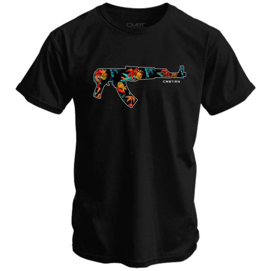 Tropical AK Men's T-Shirt Combat Iron