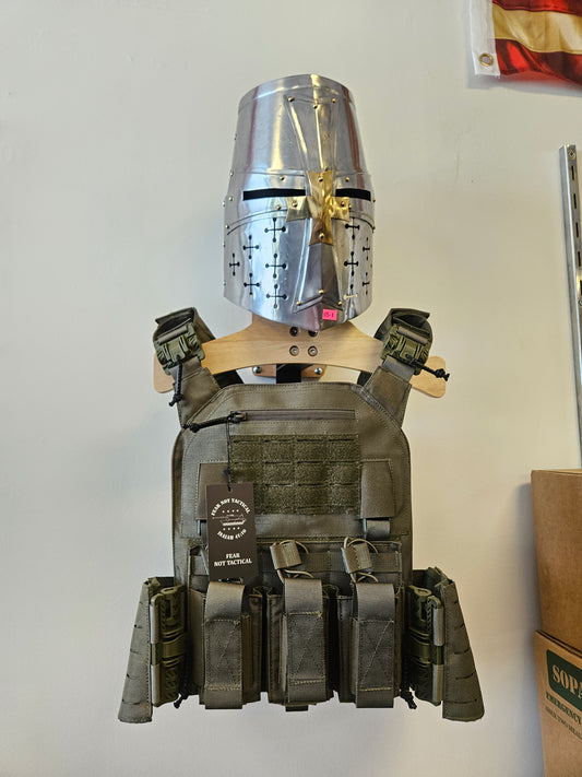 OD Green Plate Carrier w/ Tripple Mag Pouch